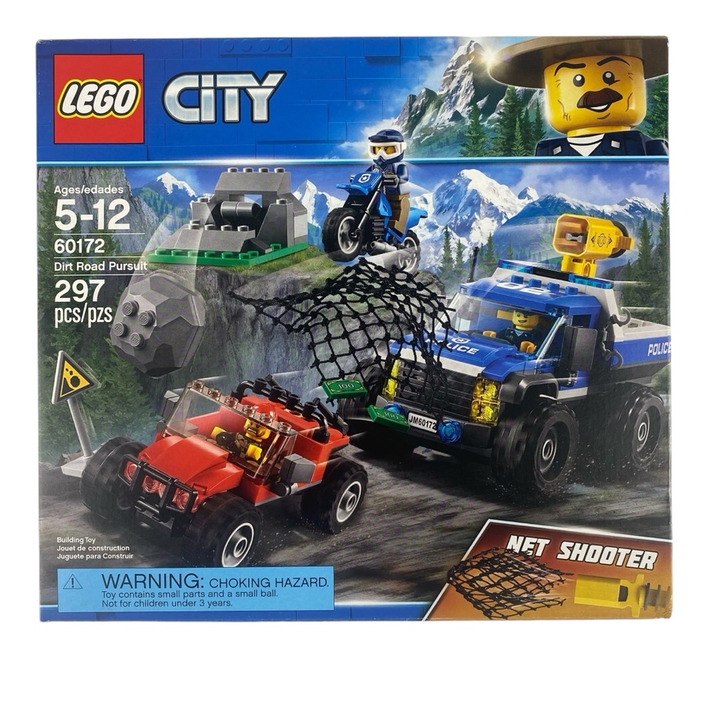 LEGO Dirt Road Pursuit 60172 297pcs Ages 5-12 NEW